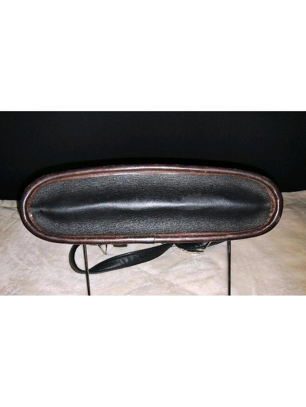 BRIGHTON Leather Backpack Shoulder Bag Black Brown Great Bag Silver Charms - Picture 7 of 8